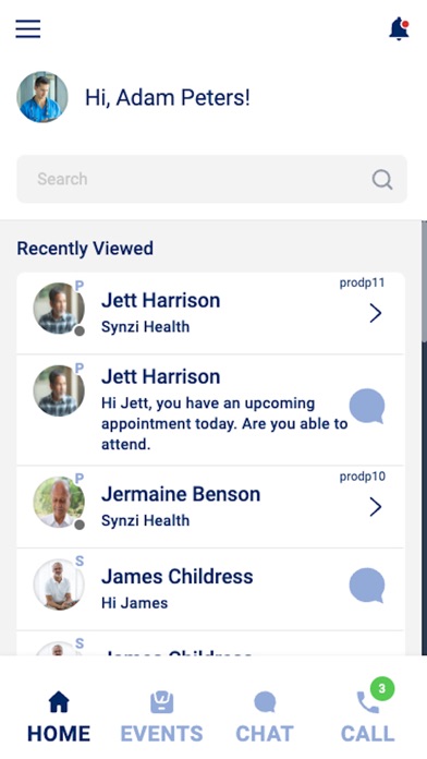 Synzi Virtual Care Screenshot