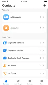 contacts cleanup plus iphone screenshot 1