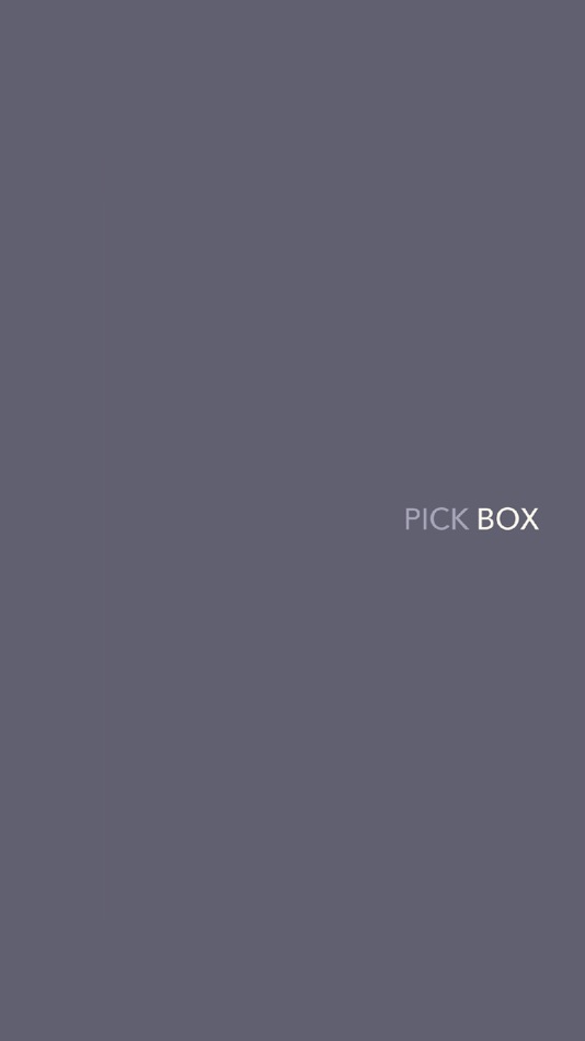 #1. PICKBOX (iOS) Podle: NOTEGG Corp.