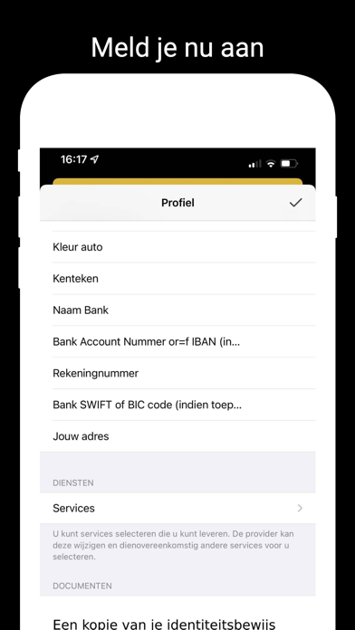 UrbanCab - Taxichauffeur app Screenshot