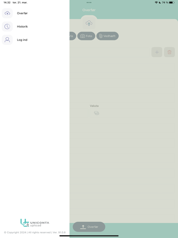 Screenshot #4 pour Uniconta Upload