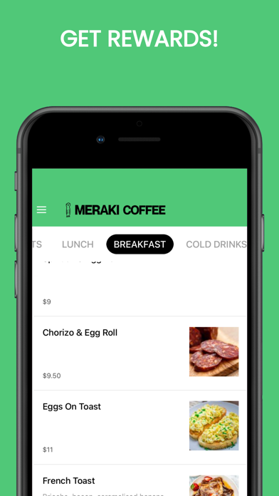 MERAKI COFFEE Screenshot