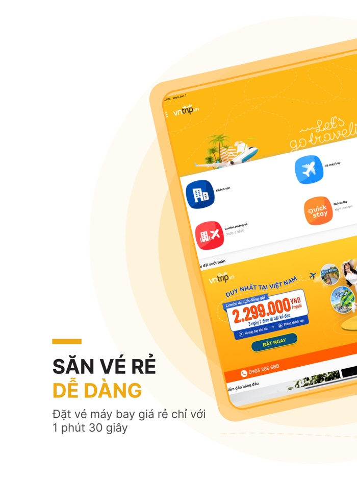 Vntrip - Đặt phòng vé giá tốt