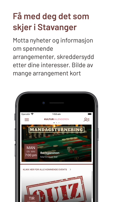 Kulturkalenderen Screenshot