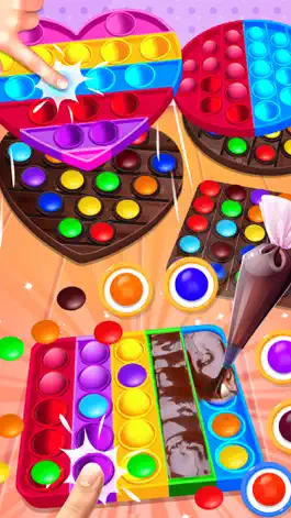 Game screenshot Sweet Chocolate Pop it Dessert apk