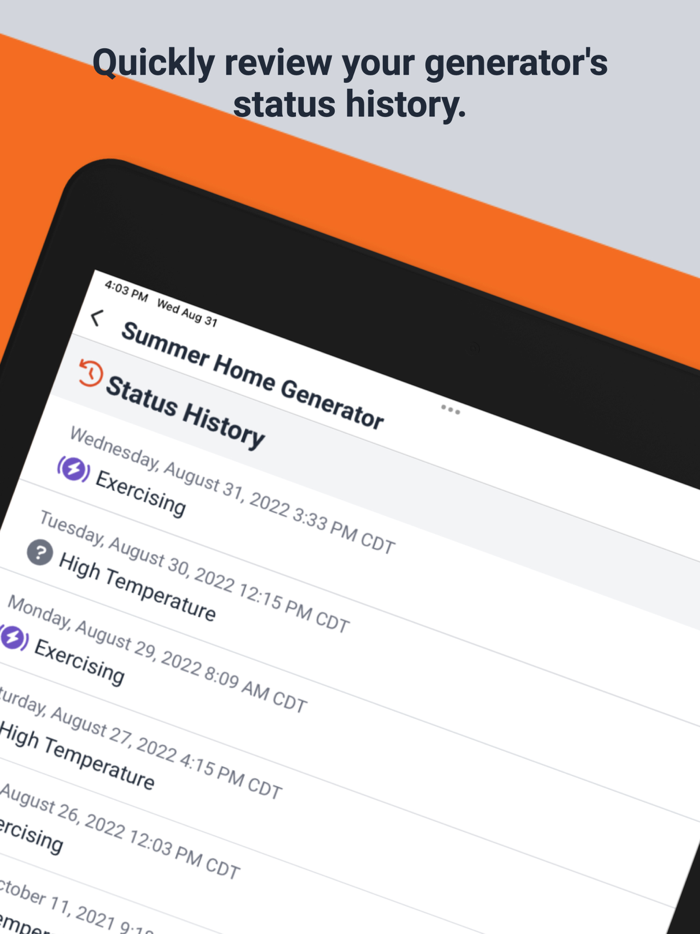 Mobile Link for Generators