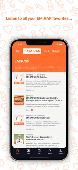Game screenshot EM:RAP - Medical Education apk