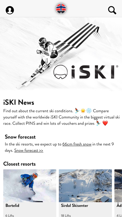 iSKI Norge - Ski + Tracking Screenshot