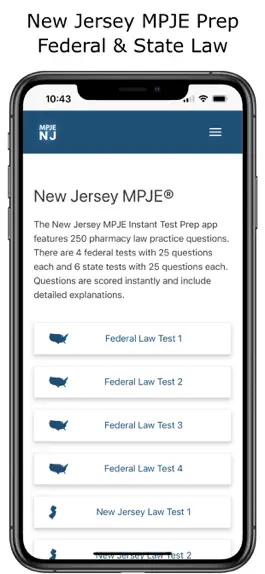 Game screenshot MPJE New Jersey Test Prep mod apk