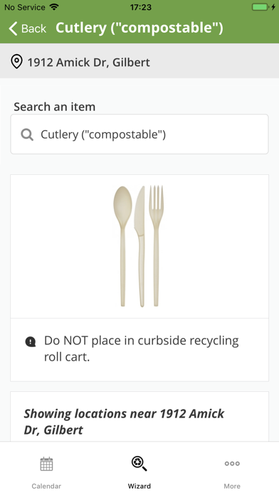 Lexington County SC SolidWaste Screenshot