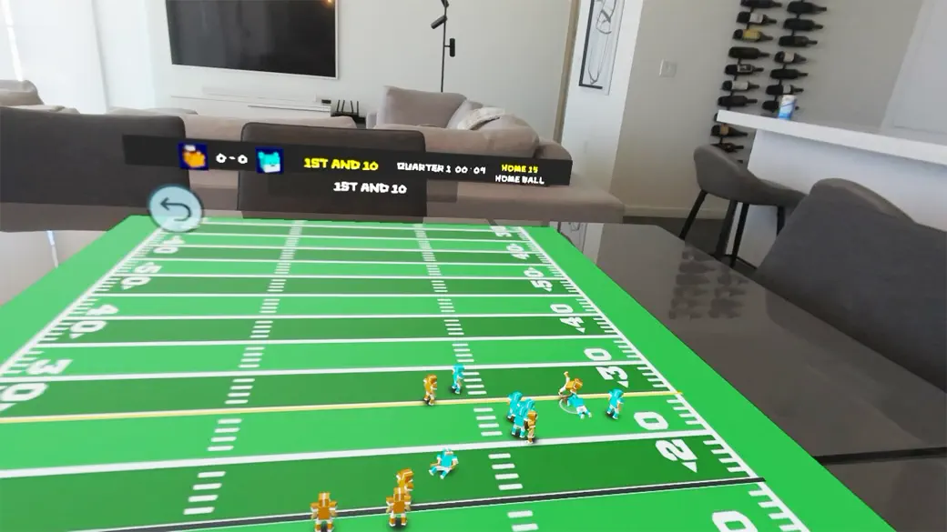 Touchdown Tumble: Spatial screenshot 2