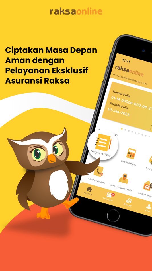 #1. Raksa Online (iOS) 由: PT Asuransi Raksa Pratikara