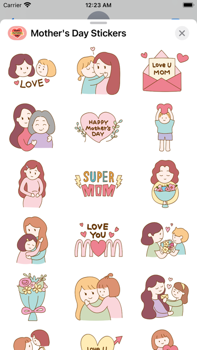 Screenshot #3 pour Mother's Day Stickers 2024
