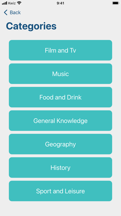 Kwiz - General Knowledge Screenshot