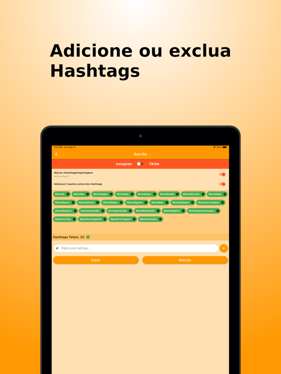Screenshot #6 pour Hashtags em Português