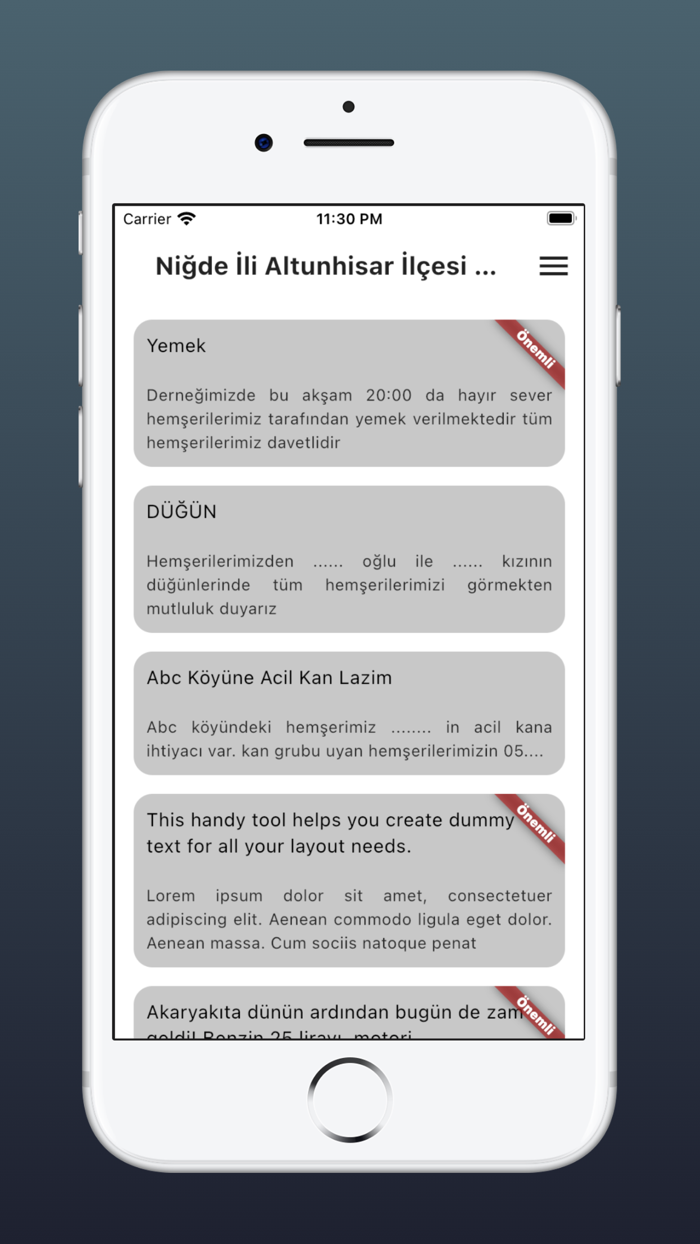 Toplu Duyuru Sistemi