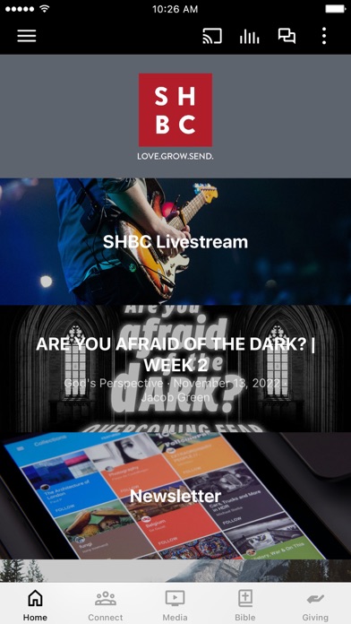 Shirley Hills Baptist Church Screenshot