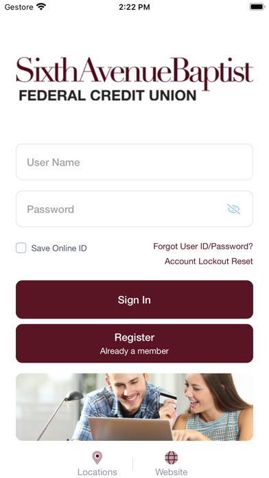 Sixth Ave Baptist FCU Mobile Screenshot