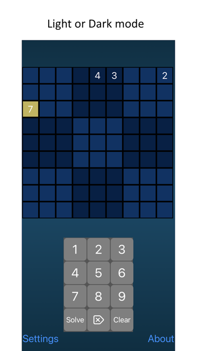 Screenshot #1 pour SA Sudoku Solver