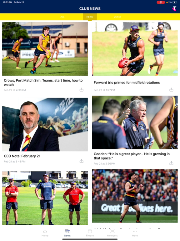 Screenshot #5 pour Adelaide Crows Official App