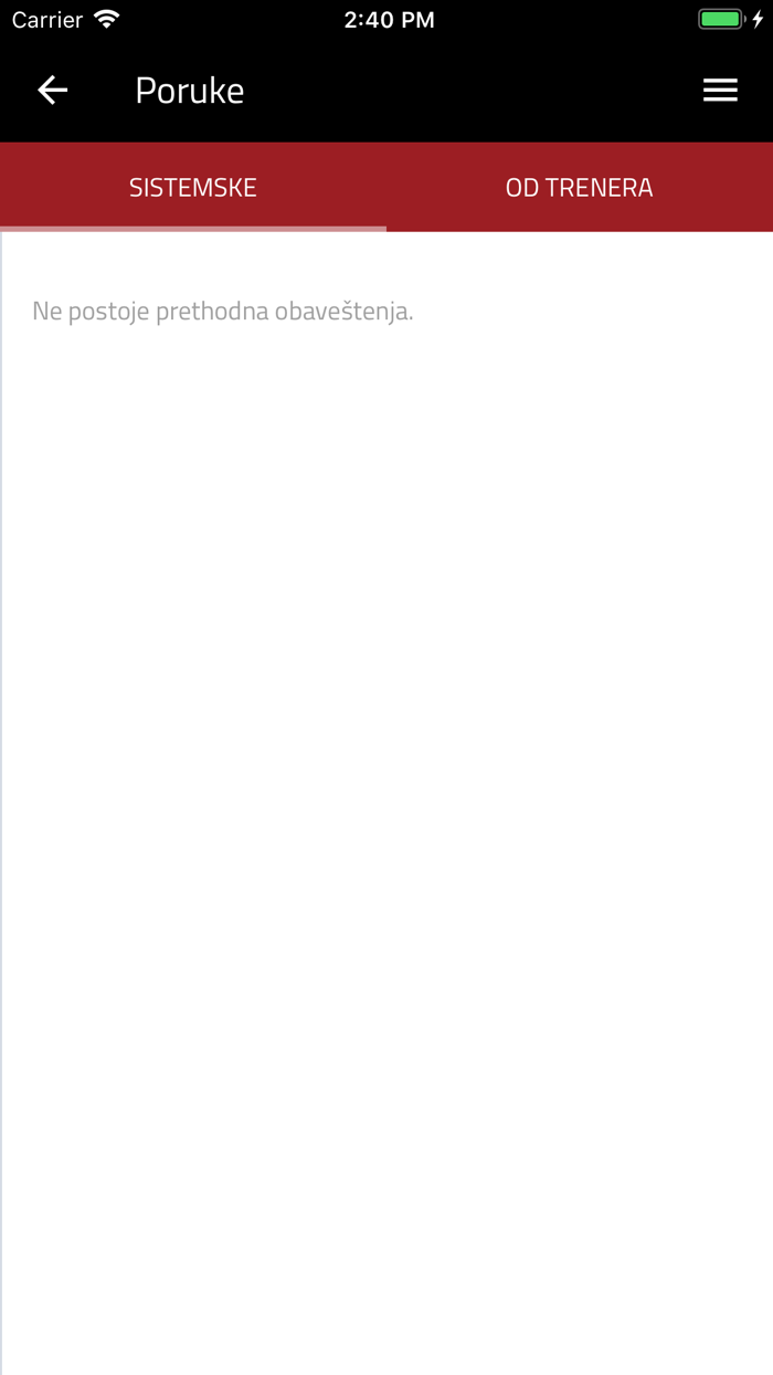 SISTEMA FITNESS CENTAR