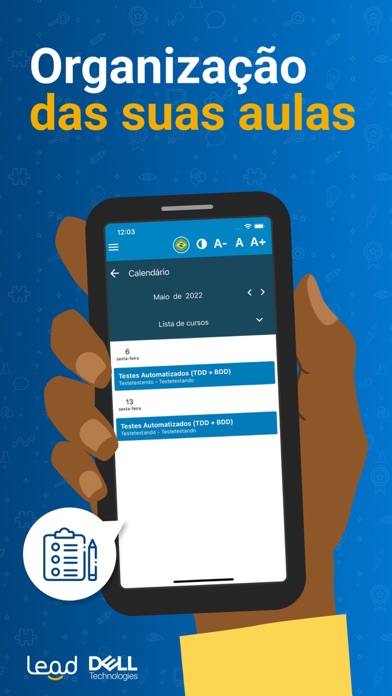 Aprendizado Acessível - Lead Screenshot