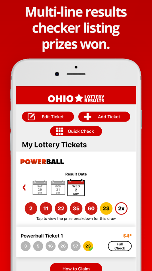 #3. Ohio Lottery Numbers (iOS) 由: The Lottery Company
