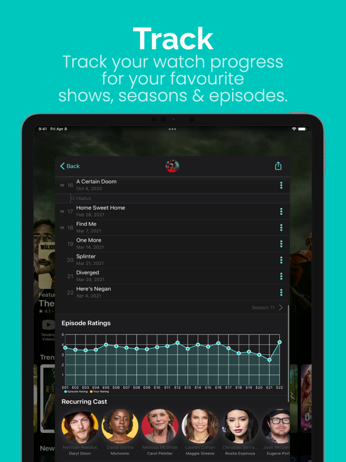 Shows Discover and Track Series