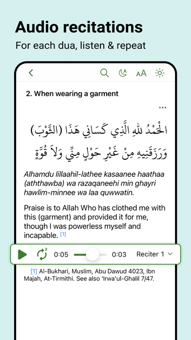 Dua & Dhikr (Hisnul Muslim) Screenshot