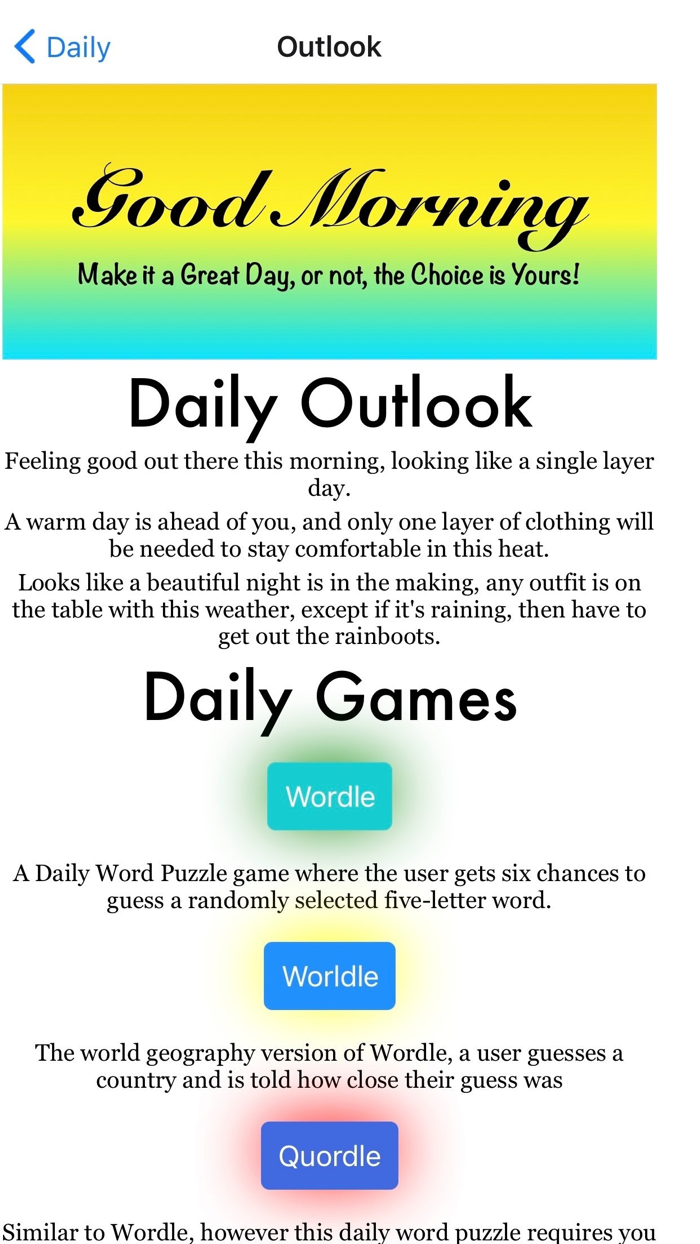 Good Morning Daily Horoscope