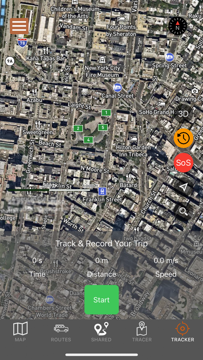 Route Recon-Transit and Security