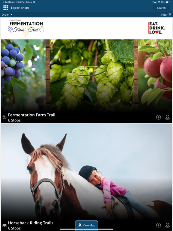 Visit Louisa iPad screenshot 7 - Travel app