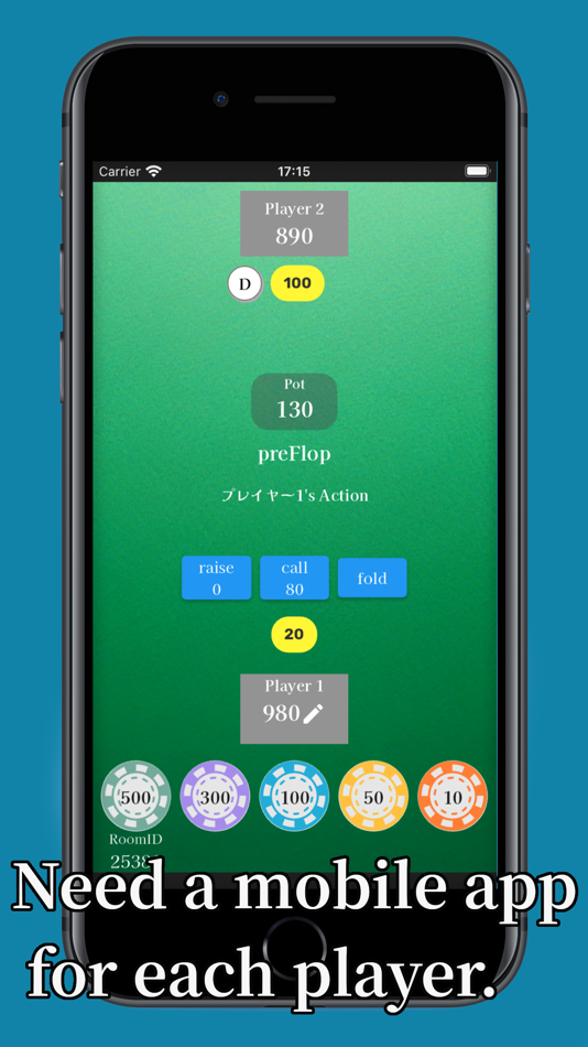 #4. Poker Chips Anywhere (iOS) 由: Keiichiro Fukuda