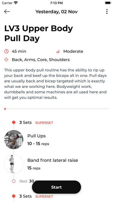 LV3 FITNESS Screenshot