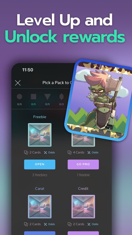 NeonMob - Card Collecting Game screenshot-3