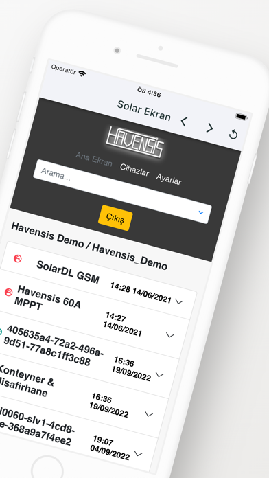 Solar Ekran Mobil Screenshot