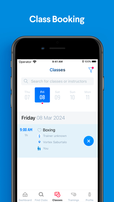 Vortex Fitness Screenshot