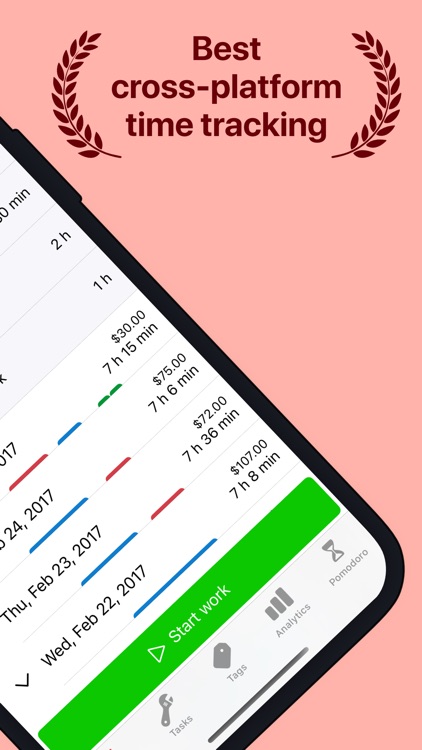 WorkingHours • Time Tracking