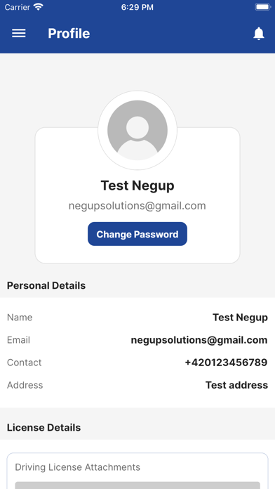PragaTrip Driver Screenshot