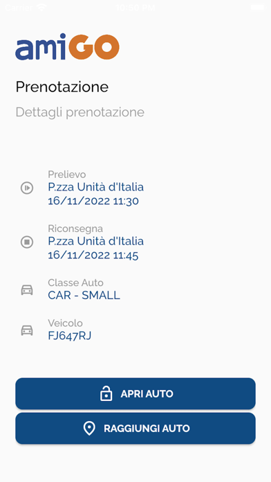 AmiGO Car e Bike Sharing Screenshot