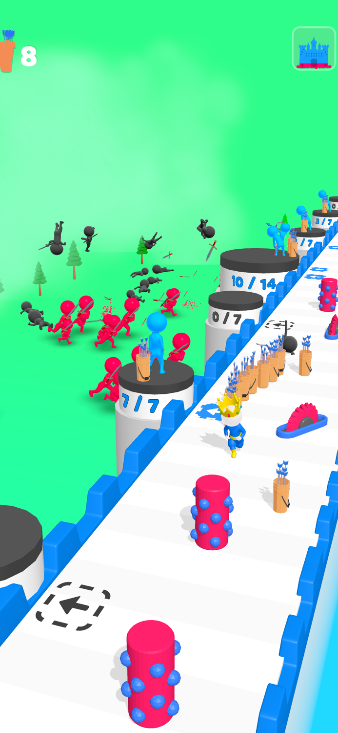 Defender Run Giant and Archers