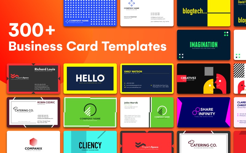 business card maker - template iphone screenshot 1