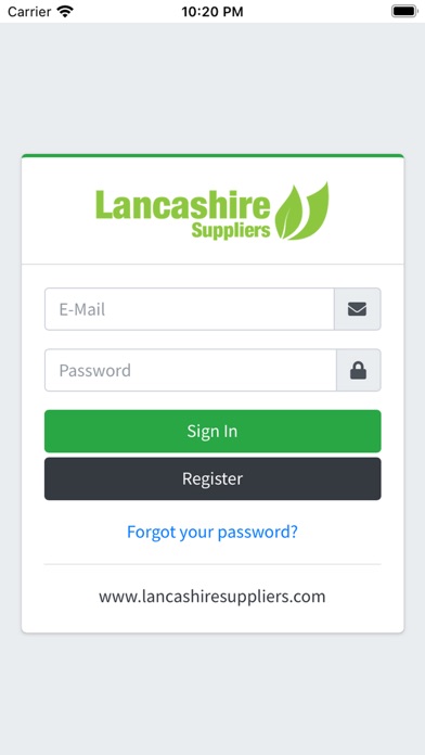 Lancashire Suppliers Screenshot