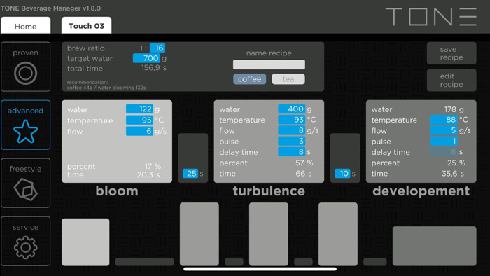TONE Beverage Manager