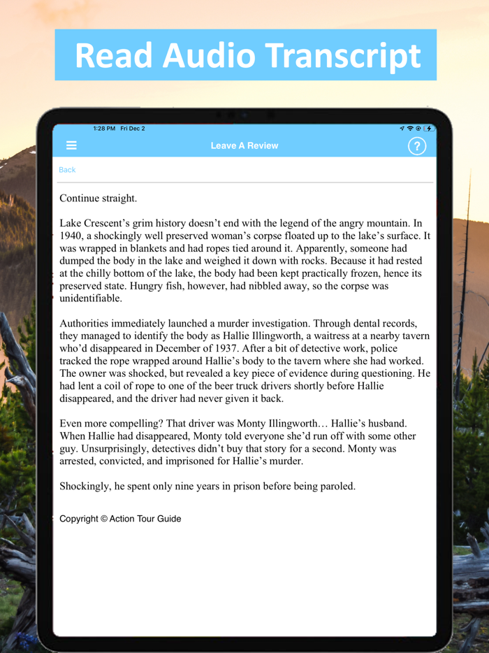 Olympic National Park GPS Tour