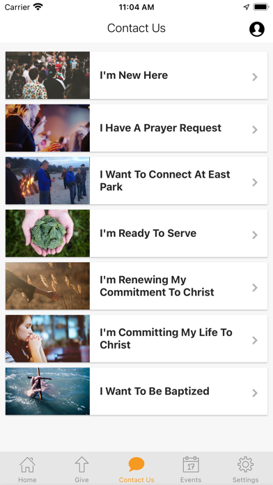 Eastpark Church Screenshot