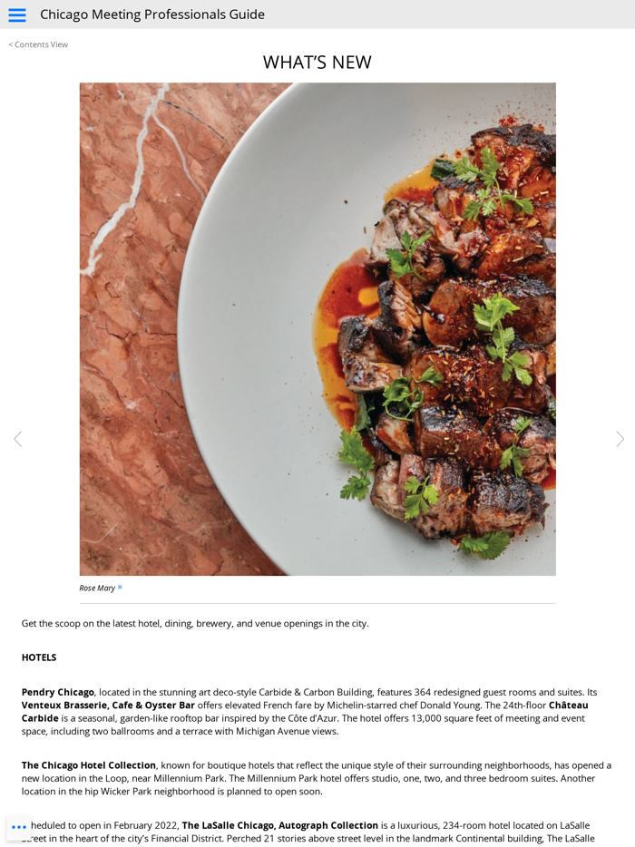 Chicago Meeting Planners Guide