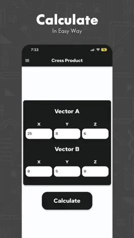 Game screenshot Vector CrossProduct Calculator apk