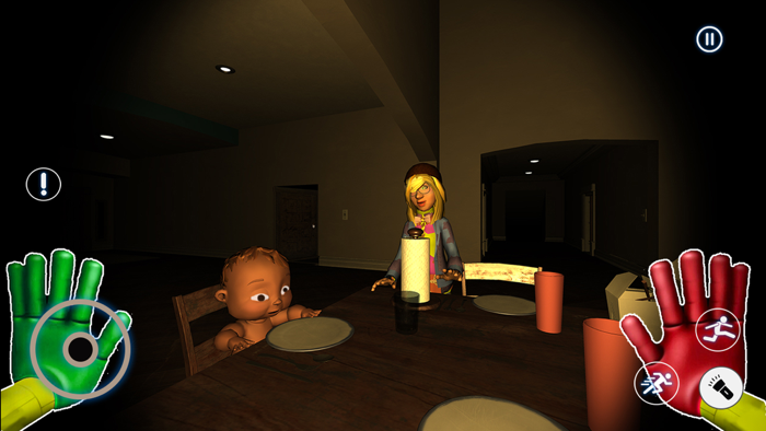 Scary SCP Monster Night Escape