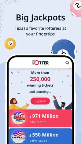 Game screenshot theLotter Texas Play Lottery mod apk